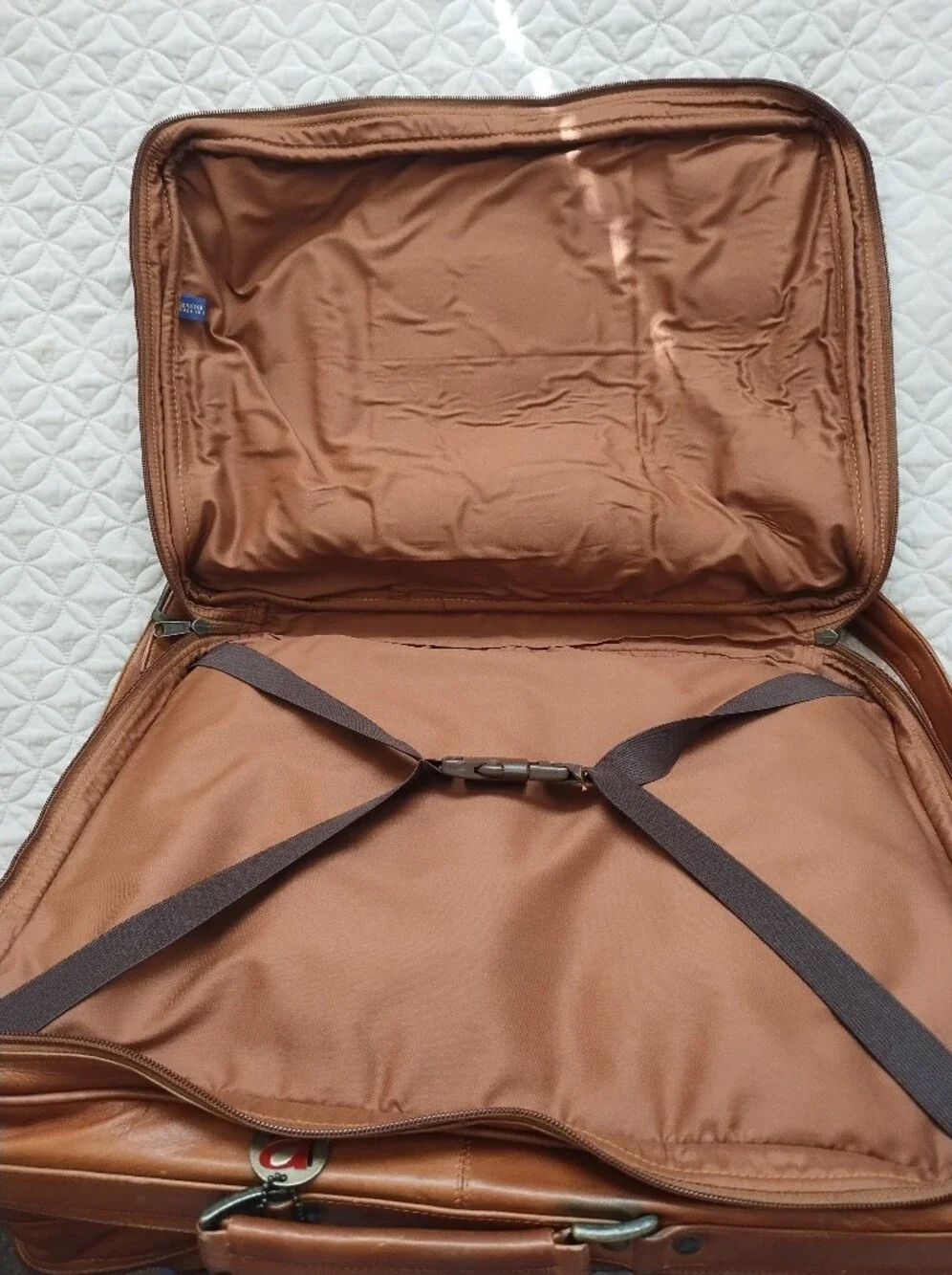 Piel Leather Vintage Colombian Duffel Travel Overnight Bag Weekender Early 90s